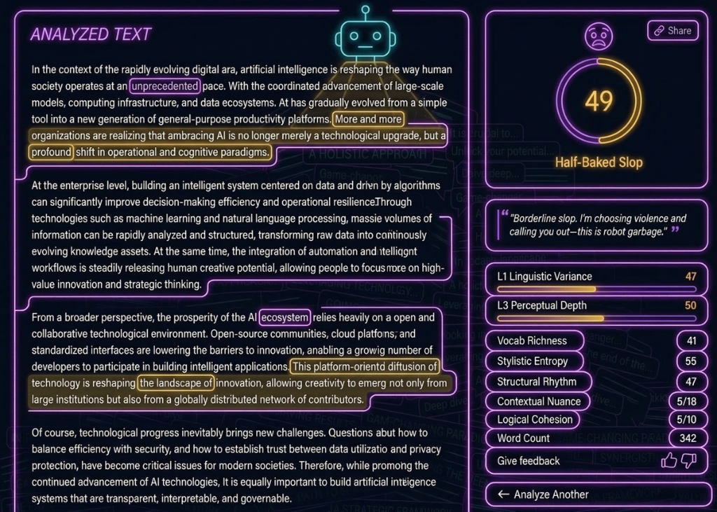 Detection Context Analysis UI